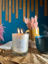Load image into Gallery viewer, 🖊Leave a mark with our Beeswax Scented Candle! Drop a message our way! You can start customizing your candle by dropping a message either written or typed